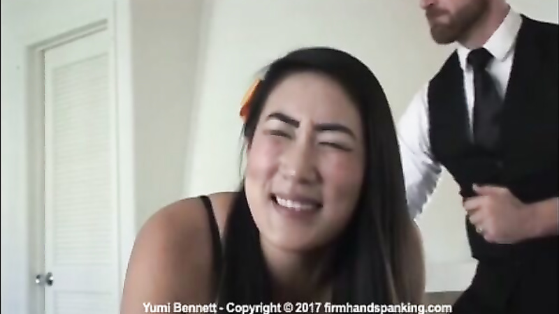 Yumi spanked in her Private School